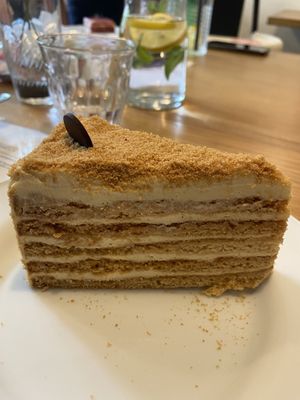 Rum cake   at Moment in Prague