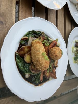 Chickpea croquettes   at Moment in Prague