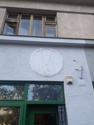 Front logo at Moment in Prague
