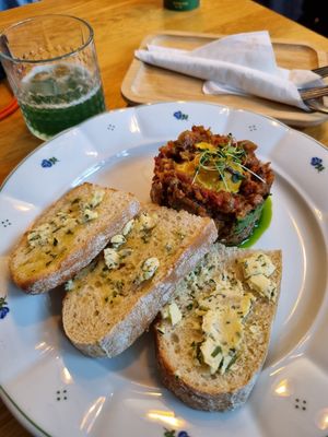 Tatare as a starter - was great! at Moment in Prague