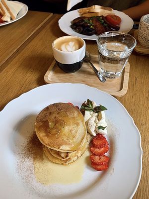 Pancakes!  at Moment in Prague