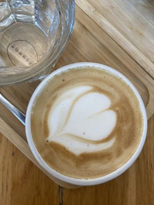 Cappuccino  at Moment in Prague