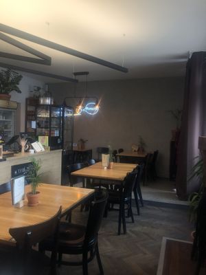 interior (very empty on a wednesday morning)  at Moment in Prague