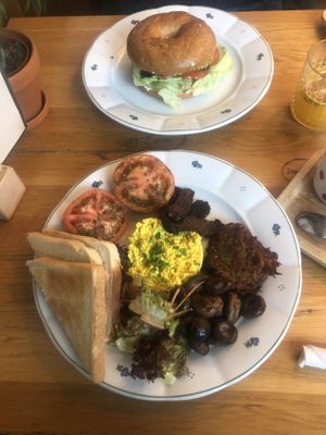 breakfast  at Moment in Prague