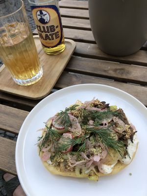 Langos   at Moment in Prague