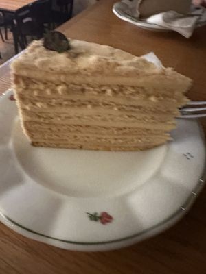 Rum cake  at Moment in Prague