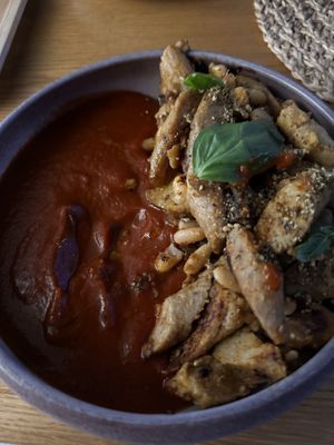 Millet gnocchi  at Moment in Prague