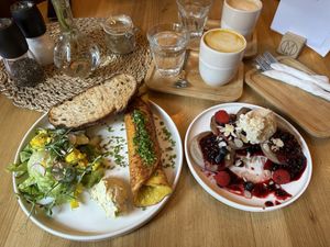 Omelette & Pancakes  at Moment in Prague