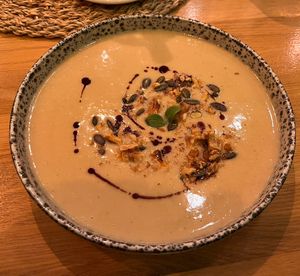 Daily soup  at Moment in Prague