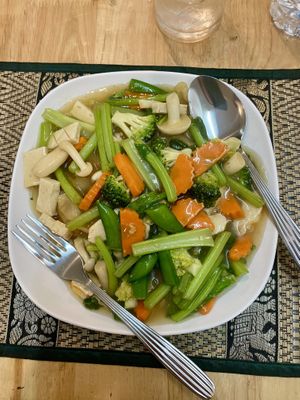   at Apple Vegan Cafe & Restaurant - ร้านอาหารเจ คาเฟ่เจ in Pattaya