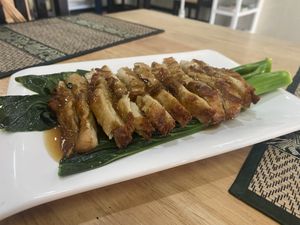 Duck  at Apple Vegan Cafe & Restaurant - ร้านอาหารเจ คาเฟ่เจ in Pattaya