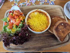 lasagne at Attfield's Farm Shop in Leicester