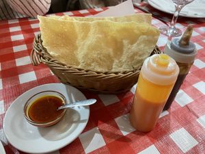 papad  at Maharani Restaurant in Lourinha