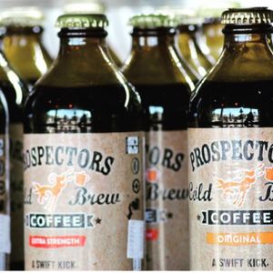 locally made cold brew coffee in the cooler at Sip Organic Juice Bar - Eastown in Grand Rapids