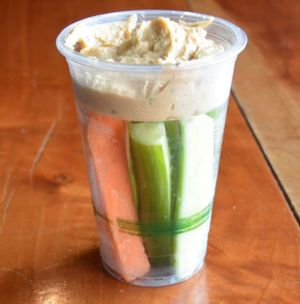 healthy to-go treats available in the cooler at Sip Organic Juice Bar - Eastown in Grand Rapids