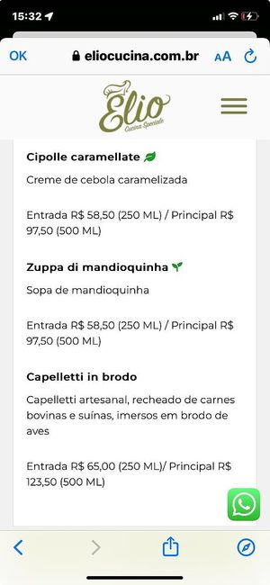   at Elio Cucina Speciale in Sao Paulo