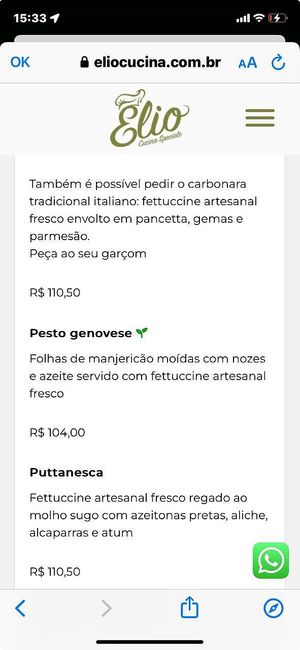   at Elio Cucina Speciale in Sao Paulo