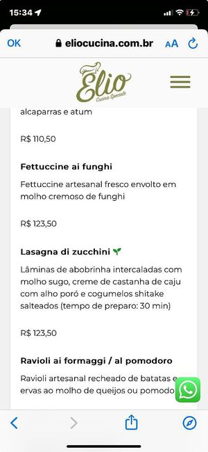   at Elio Cucina Speciale in Sao Paulo