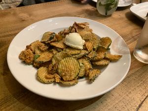 Zucchini Chips at Opa! Downtown San Jose in San Jose