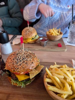 Mexican vegan burger at The Street - Belehradska in Prague