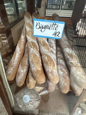 The breads looked amazing   at Pan & Paz in Leon