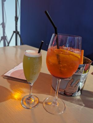 £5 cocktail £3.50 mocktail at Pizza Geeks in Edinburgh