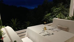 Beautiful table setting.  at The Retreat Costa Rica in Atenas