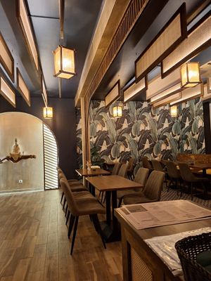 Dezente Deko, schöne Einrichtung at Om Mani Vegan in Wedel