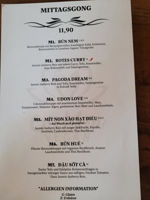 Mittagstisch at Om Mani Vegan in Wedel