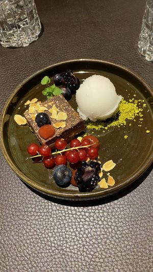 Vegan dessert  at Hotel-Restaurant Bütgenbacher Hof in Buetgenbach