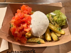 Tijuana Street Fries 🍟🍅🥑  at Frittenwerk - Königstraße in Nuremberg