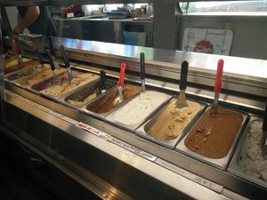 wide selection of flavourings at Das Eis in Frankfurt