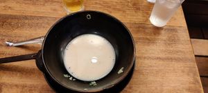 Well, it was so good that I ate it really fast. Though I can also confirm the soup (white) was vegetarian at Ramen Kotan in Osaka