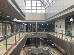 Walk up the stairs to the third floor, look right and see Moba at the back. Enter at the left door to order.  at Moba Plantbased in Belgrade