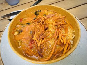 Thai dish  at Moba Plantbased in Belgrade