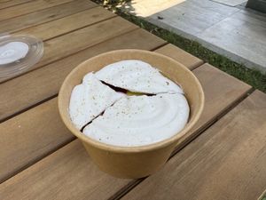 Cheesecake   at Moba Plantbased in Belgrade