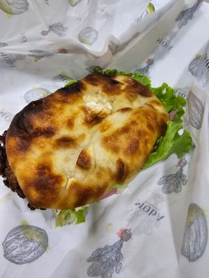 BBQ Mushroom sandwich at Moba Plantbased in Belgrade