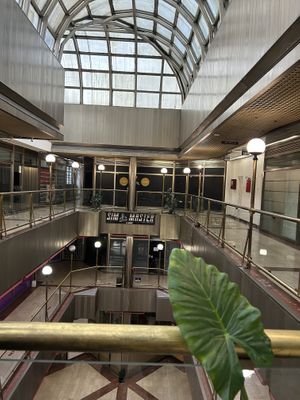 Entry doors straight aheadd  at Moba Plantbased in Belgrade