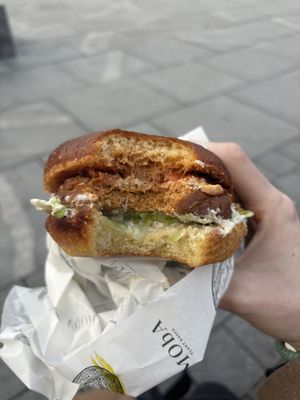 Cheeseburgerr  at Moba Plantbased in Belgrade