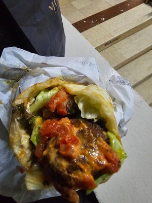 Falafel at Moba Plantbased in Belgrade