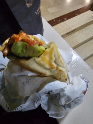 Falafel at Moba Plantbased in Belgrade