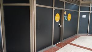 Behind the black exterior... at Moba Plantbased in Belgrade