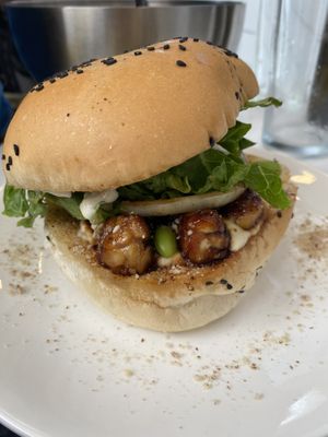 Tempeh burgerrs  at Fast Fresh by SKCO - J P Laurel in Davao City