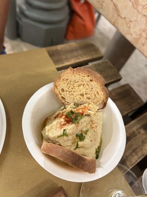 Hummus di ceci  at Al Vinelli Modena in Modena