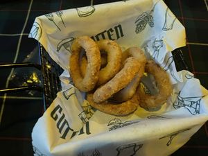 Onion rings   at Guten in Tashkent