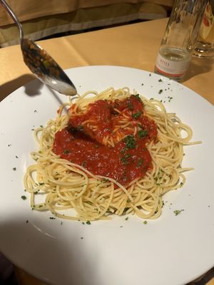 Spaghetti Al pomodoro   at Restaurant Pic-Nic in Soelden