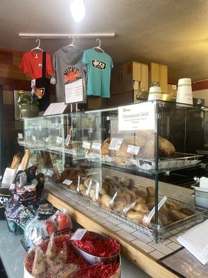 Merch and Checkout Area  at Nick's Pizza in Oakland