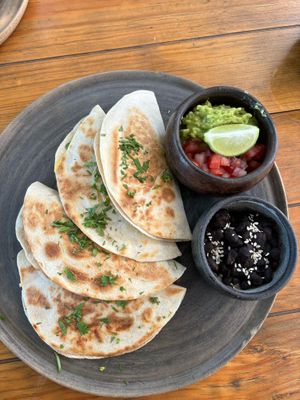 Quesadillas at Sweet Spot in Puerto Escondido
