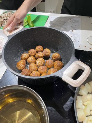   at In Bloom Vegan Cooking School in Barcelona