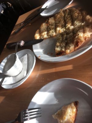 Garlic fingers  at The Wooden Monkey in Halifax